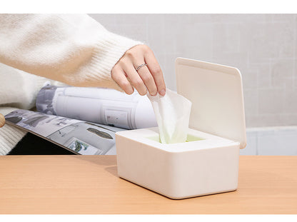 Spot Wet Tissue Box with Lid Paper Box Mask Box Storage Box Household Dust-proof Desktop Sealed Wet Tissue Box
