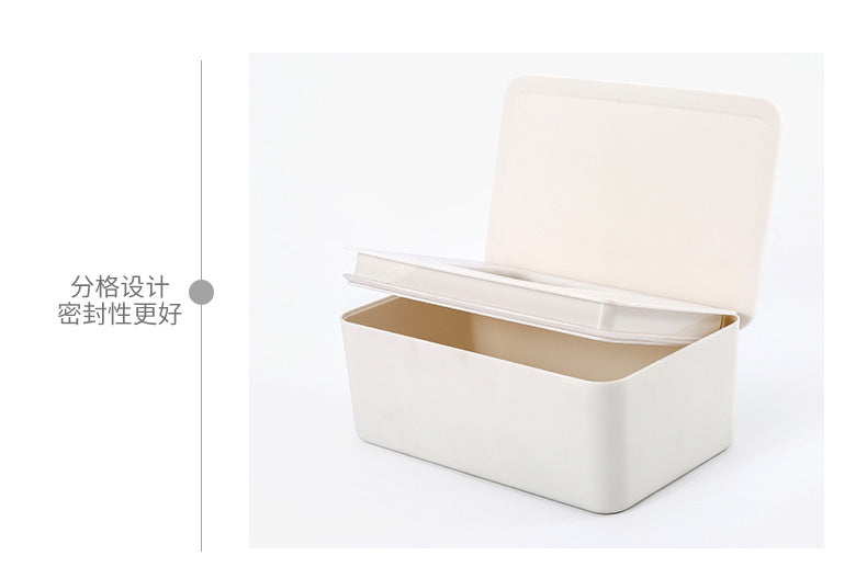 Spot Wet Tissue Box with Lid Paper Box Mask Box Storage Box Household Dust-proof Desktop Sealed Wet Tissue Box