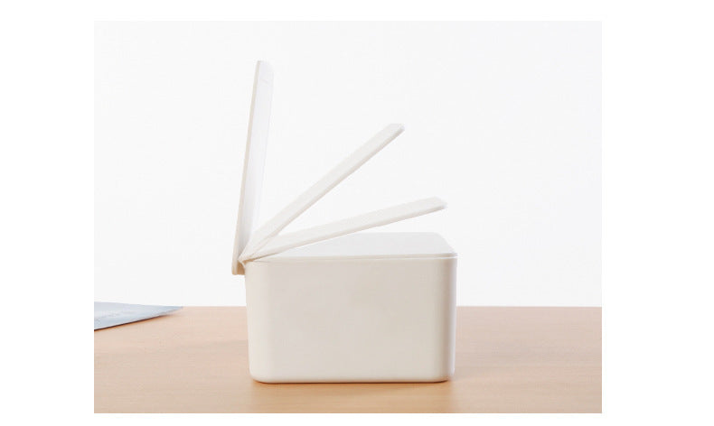 Spot Wet Tissue Box with Lid Paper Box Mask Box Storage Box Household Dust-proof Desktop Sealed Wet Tissue Box