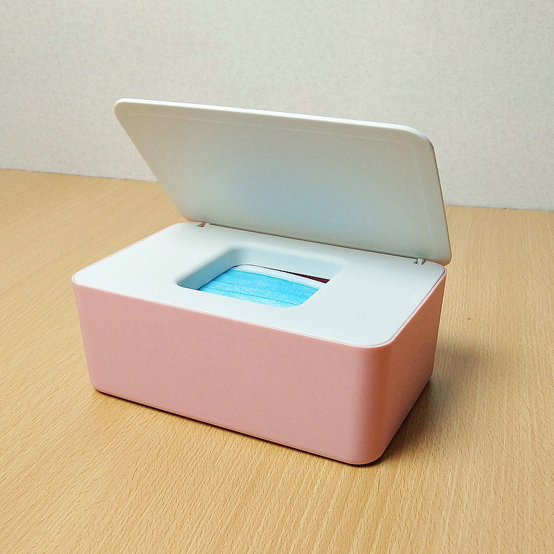 Spot Wet Tissue Box with Lid Paper Box Mask Box Storage Box Household Dust-proof Desktop Sealed Wet Tissue Box
