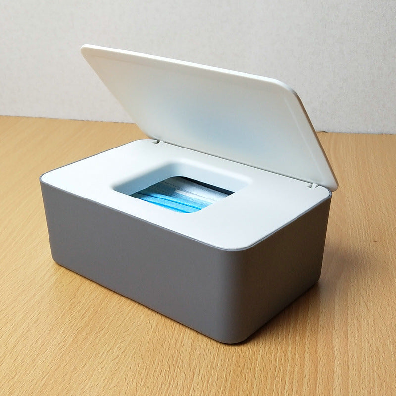 Spot Wet Tissue Box with Lid Paper Box Mask Box Storage Box Household Dust-proof Desktop Sealed Wet Tissue Box