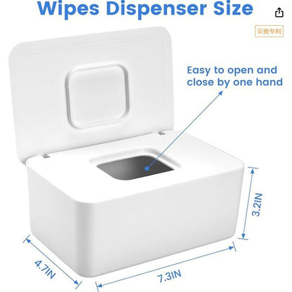 Spot Wet Tissue Box with Lid Paper Box Mask Box Storage Box Household Dust-proof Desktop Sealed Wet Tissue Box