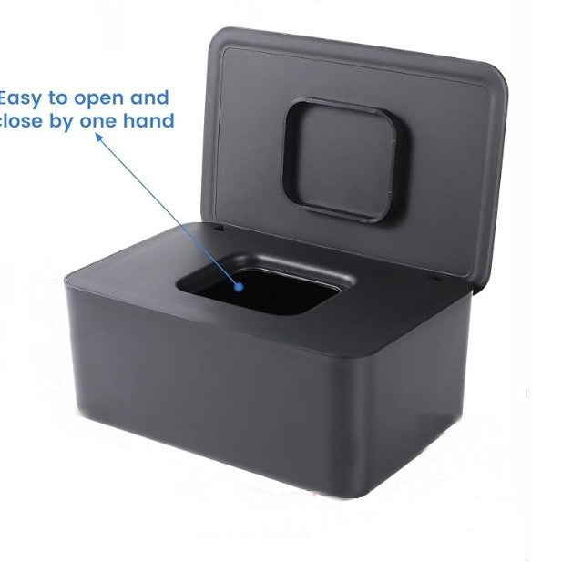 Spot Wet Tissue Box with Lid Paper Box Mask Box Storage Box Household Dust-proof Desktop Sealed Wet Tissue Box