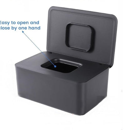 Spot Wet Tissue Box with Lid Paper Box Mask Box Storage Box Household Dust-proof Desktop Sealed Wet Tissue Box