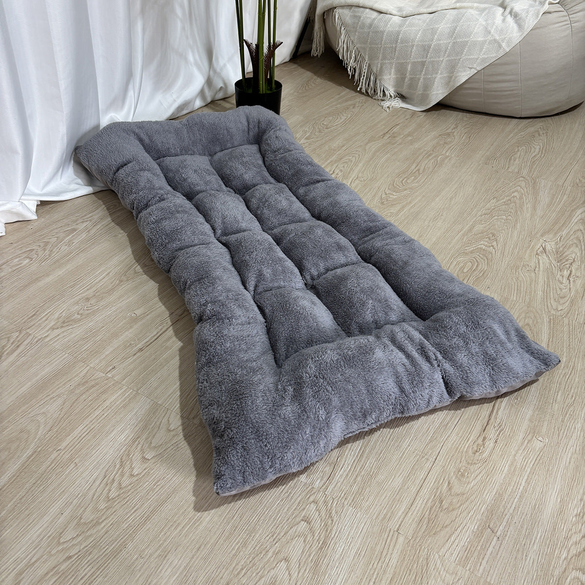 Dog Bed Mat Large Size Sleeping Pad for Winter Use Keep Warm Double-Sided Use Golden Retriever Stress-Relieving Sleeping Pad