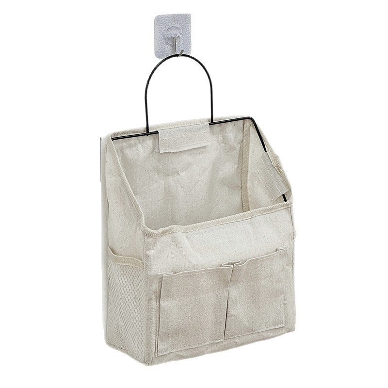 Cross-Border Student Fabric Storage Hanging Bag Wall-Mounted Dormitory Wall Storage Bag Door Hanging Pocket Storage Bag