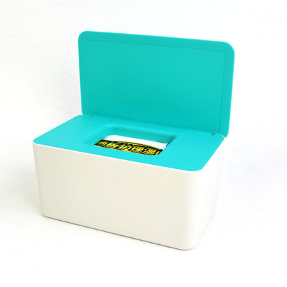 Spot Wet Tissue Box with Lid Paper Box Mask Box Storage Box Household Dust-proof Desktop Sealed Wet Tissue Box