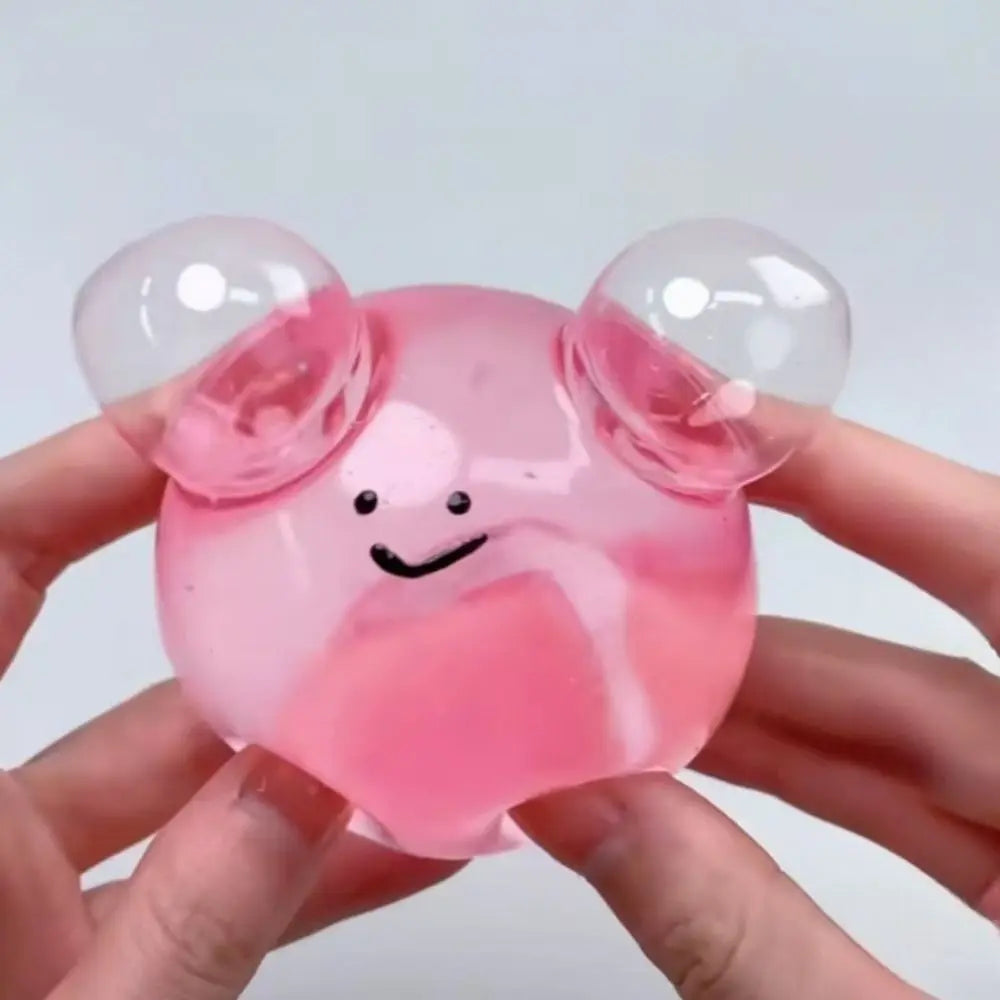 Taba Squishy Transparent Water Ball TPR Slow Rebound Bubble Octopus Pinch Toy Stress Relief Elastic Squeezing Ball Decompression