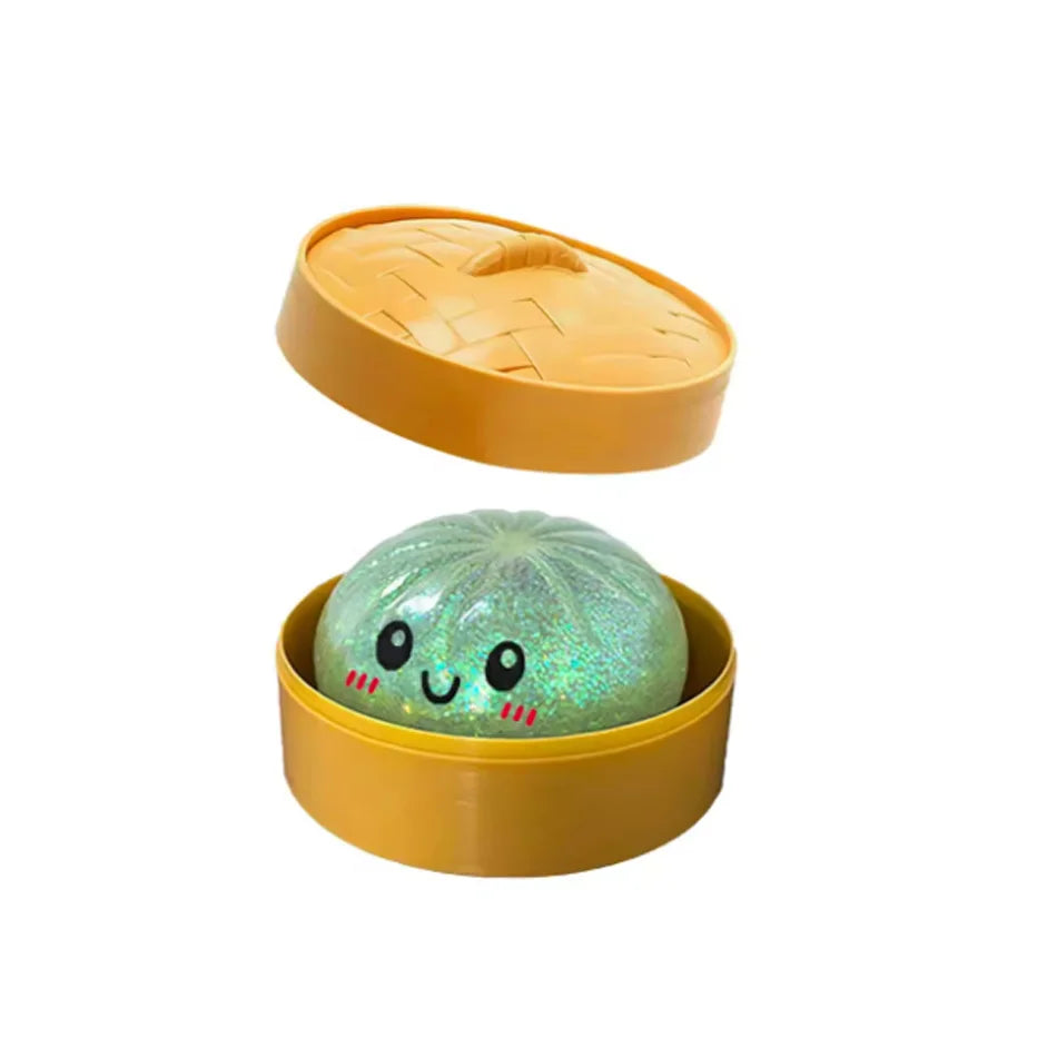 Slow Rising Simulation Food Squishy Collection, Soft Squeeze Fidget Sensory Toys: Dumpling, Butter Stick & Toast Squishies