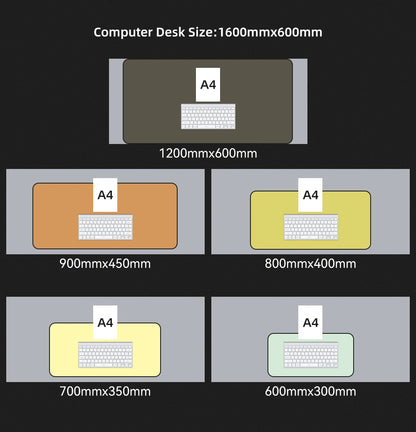 Large Size Wool Felt Mouse Pad Office Computer Desk Protector Mat Table Laptop Cushion Non-slip Keyboard Mat Gaming Accessories