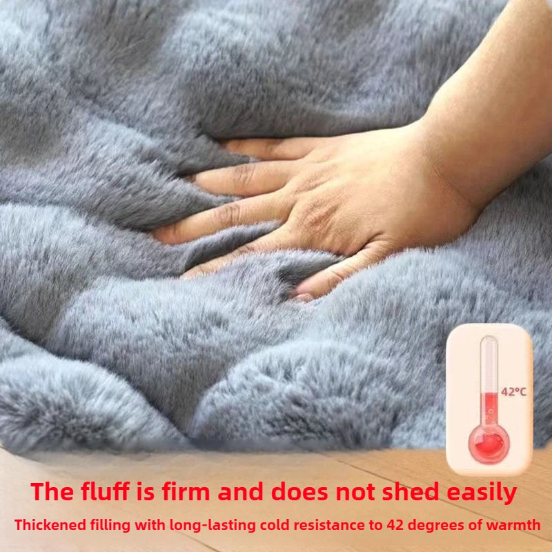 Dog Bed Mat Large Size Sleeping Pad for Winter Use Keep Warm Double-Sided Use Golden Retriever Stress-Relieving Sleeping Pad