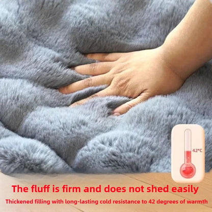 Dog Bed Mat Large Size Sleeping Pad for Winter Use Keep Warm Double-Sided Use Golden Retriever Stress-Relieving Sleeping Pad