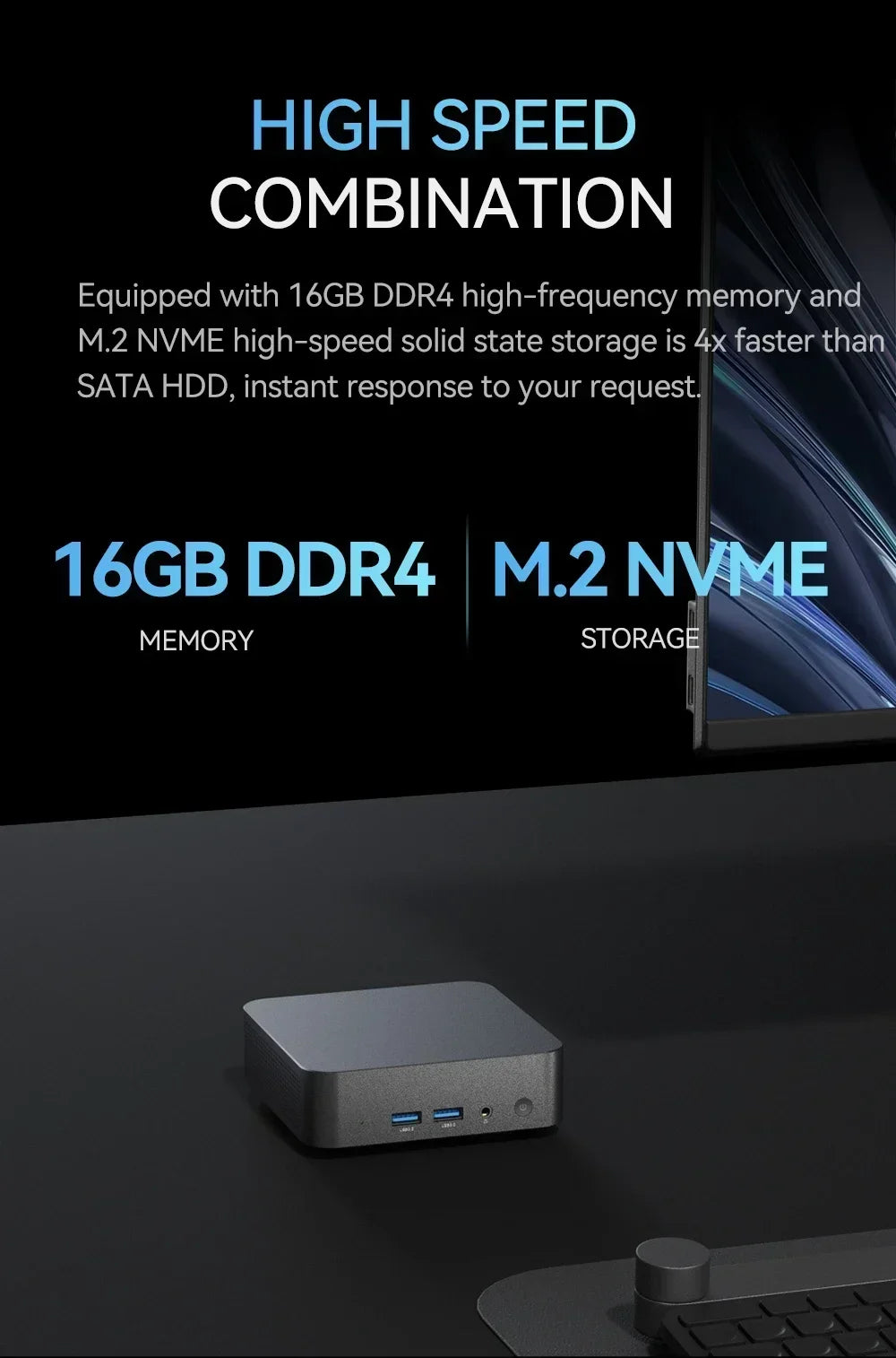MINI PC Intel N150 Windows 11 Pro Portable Gaming PC 16GB 32GB RAM 1TB 2TB SSD Mini PC Computer Office Gamer Wifi6 BT5.2 Desktop