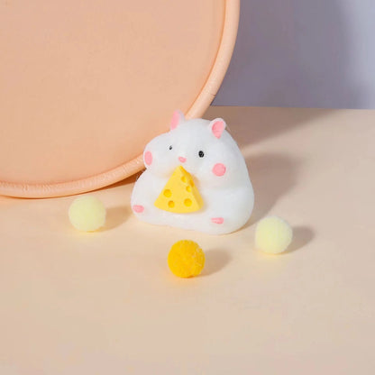 Relieves Stress Anxiety By Squeezing Soft Rainbow Cat Paws Cute Hamster Color Perception Touch Toys Suitable Children And Adults