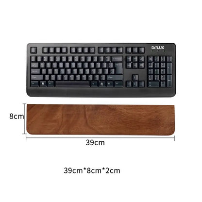 Walnut Wood Keyboard Wrist Rest Palm Pad Mechanical Keyboard Ergonomic Pad 87/98/104/108 Key Suitable For Multiple Sizes Custom