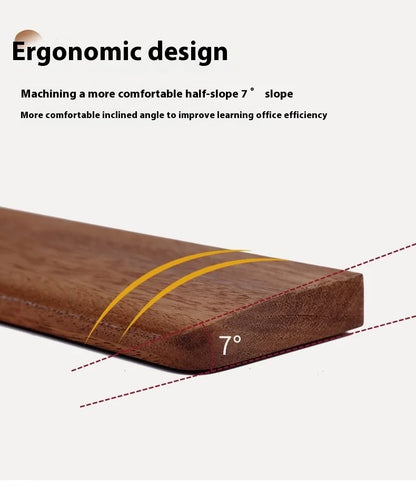 Walnut Wood Keyboard Wrist Rest Palm Pad Mechanical Keyboard Ergonomic Pad 87/98/104/108 Key Suitable For Multiple Sizes Custom