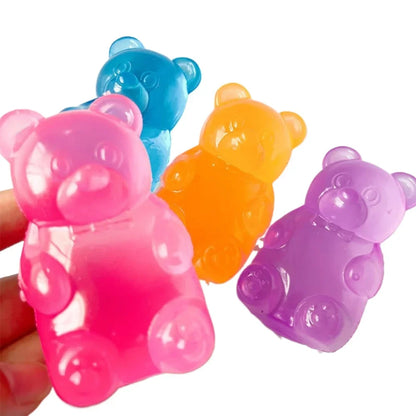 Squishy Mini Cute Bear Maltose Squeeze Toy - Stress Relief Fidget Sensory Toys, Soft Slow-Rebound Squishies for Adults gifts