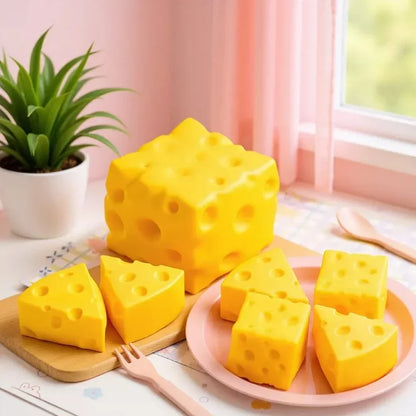 Slow Rising Simulation Food Squishy Collection, Soft Squeeze Fidget Sensory Toys: Dumpling, Butter Stick & Toast Squishies
