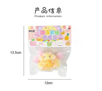 Relieves Stress Anxiety By Squeezing Soft Rainbow Cat Paws Cute Hamster Color Perception Touch Toys Suitable Children And Adults