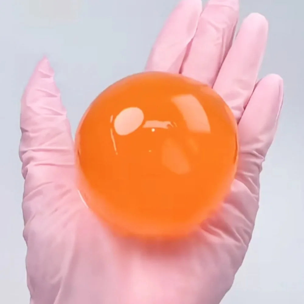 Taba Squishy Transparent Water Ball TPR Slow Rebound Bubble Octopus Pinch Toy Stress Relief Elastic Squeezing Ball Decompression