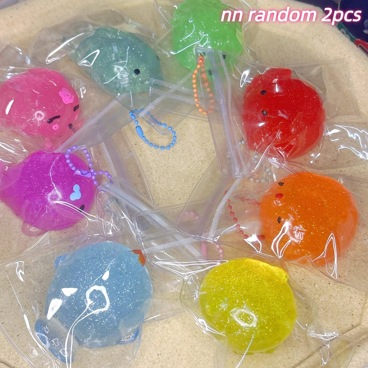 Big Spongy Glitter Mochi Squishy Fidget Sensory Toys Kawaii Animal Stress Ball Powder Fun Soft Antistress Squeeze Children Toys
