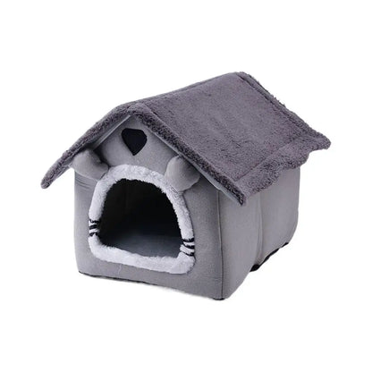 Cats Dog House For Small Medium Dogs Cats Winter Warm Cat Bed Nest Pet Four Seasons Pet Cave Bed Home Supplies 2025
