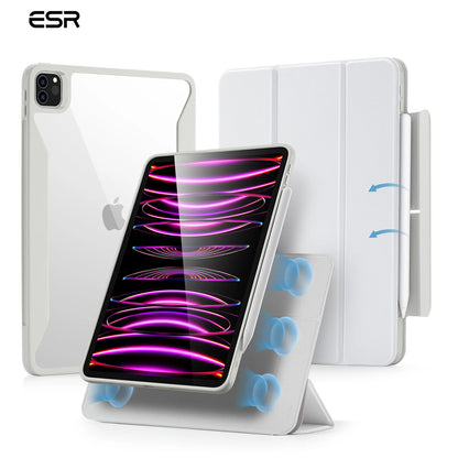 ESR for iPad Air 13/11 Case (2026/2025/2024) with Pencil Holder Removable Magnetic Back Cover for Pro 11/13&Pro 12.9/11&Air5/4