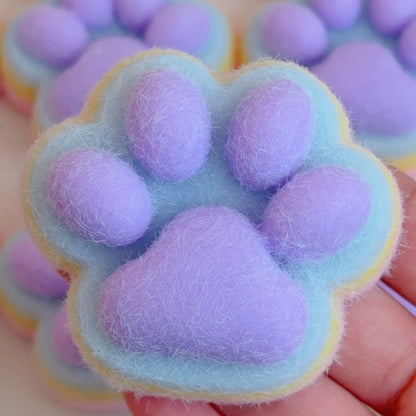 Relieves Stress Anxiety By Squeezing Soft Rainbow Cat Paws Cute Hamster Color Perception Touch Toys Suitable Children And Adults