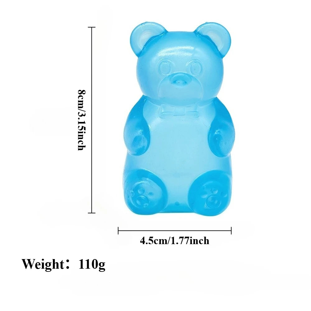 Squishy Mini Cute Bear Maltose Squeeze Toy - Stress Relief Fidget Sensory Toys, Soft Slow-Rebound Squishies for Kids and Adults