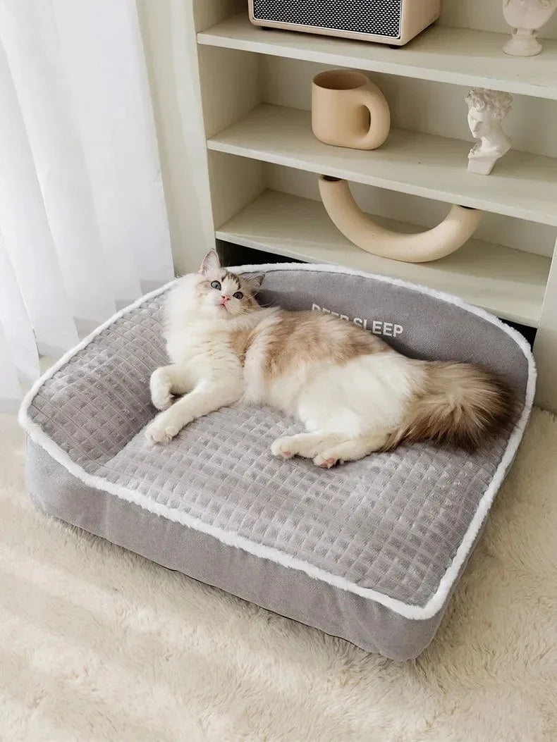 Dog Bed Small Dog for Winter Pet Warm Sofa Halloween Basket Mat Medium Cushions Big Cushion Puppy Accessories Large Dogs Bed