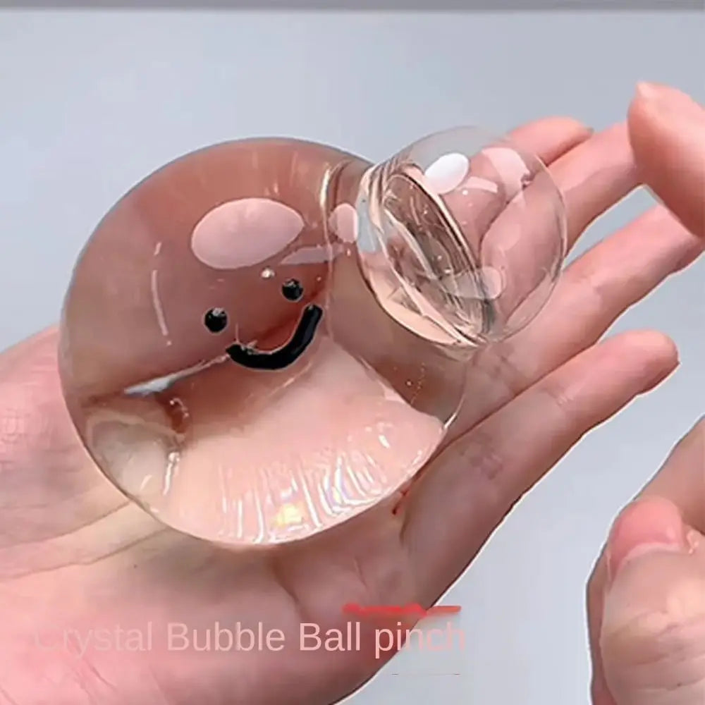 Taba Squishy Transparent Water Ball TPR Slow Rebound Bubble Octopus Pinch Toy Stress Relief Elastic Squeezing Ball Decompression