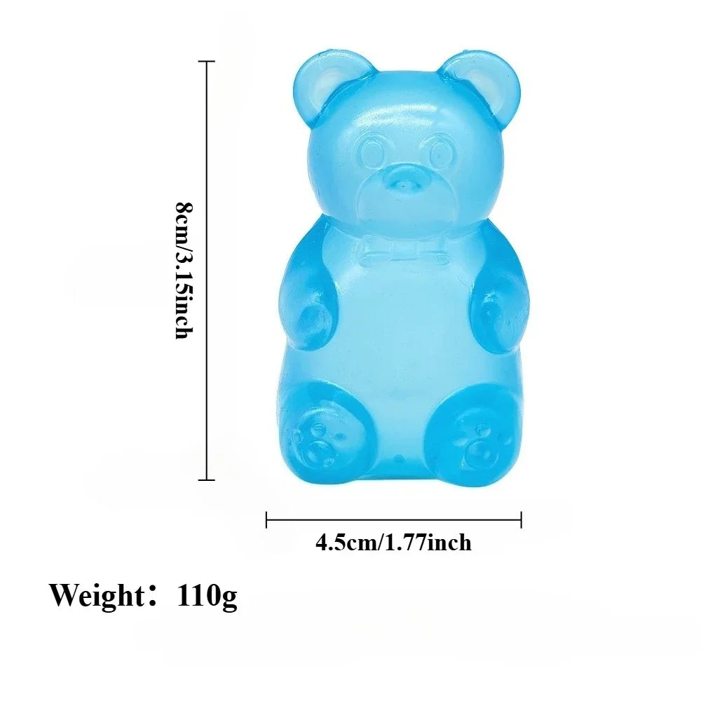 Squishy Mini Cute Bear Maltose Squeeze Toy - Stress Relief Fidget Sensory Toys, Soft Slow-Rebound Squishies for Adults gifts