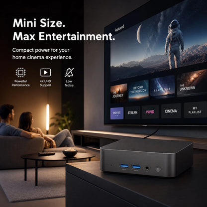 MINI PC Intel N150 Windows 11 Pro Portable Gaming PC 16GB 32GB RAM 1TB 2TB SSD Mini PC Computer Office Gamer Wifi6 BT5.2 Desktop