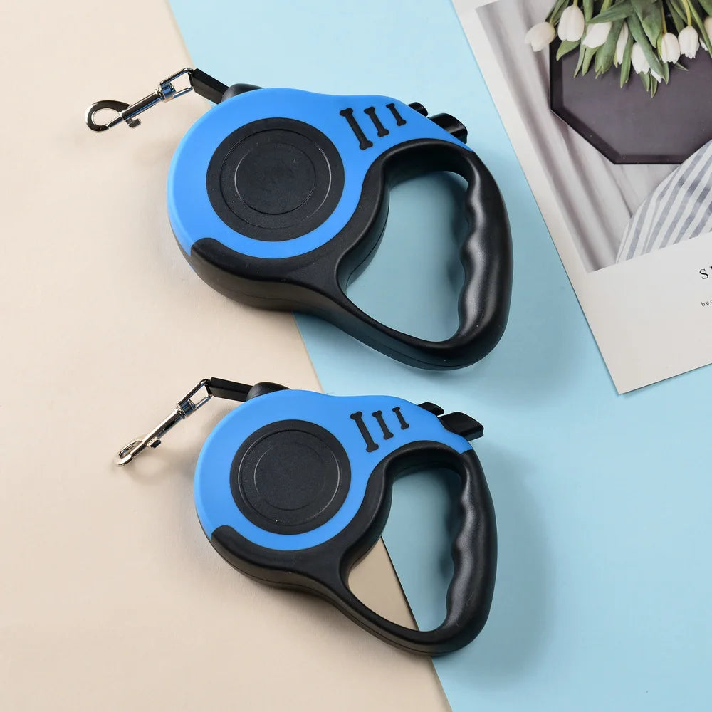 Automatic Retractable Dog Leash 3m/5m Nylon Lead for Small Dogs Cats Durable Puppy Traction Rope for Outdoor Travel Walking