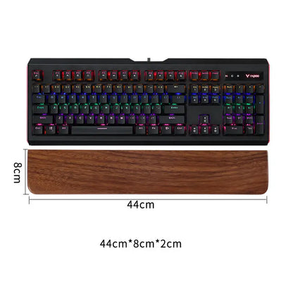 Walnut Wood Keyboard Wrist Rest Palm Pad Mechanical Keyboard Ergonomic Pad 87/98/104/108 Key Suitable For Multiple Sizes Custom