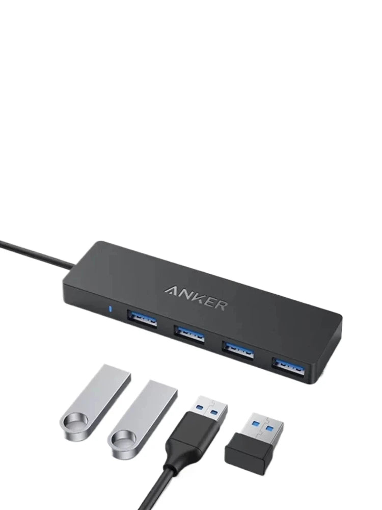 Anker Usb C Hub 4 In 1 Multi Port Adapter 5Gbps High Speed Usb 31 Data Transfer Ultra Slim Portable For Laptop Desktop Pc