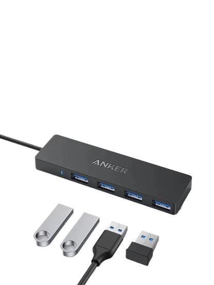 Anker Usb C Hub 4 In 1 Multi Port Adapter 5Gbps High Speed Usb 31 Data Transfer Ultra Slim Portable For Laptop Desktop Pc