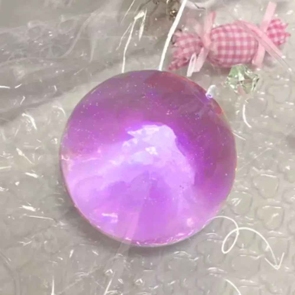 Taba Squishy Transparent Water Ball TPR Slow Rebound Bubble Octopus Pinch Toy Stress Relief Elastic Squeezing Ball Decompression