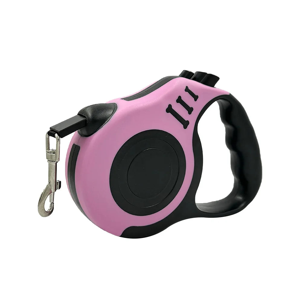 Automatic Retractable Dog Leash 3m/5m Nylon Lead for Small Dogs Cats Durable Puppy Traction Rope for Outdoor Travel Walking