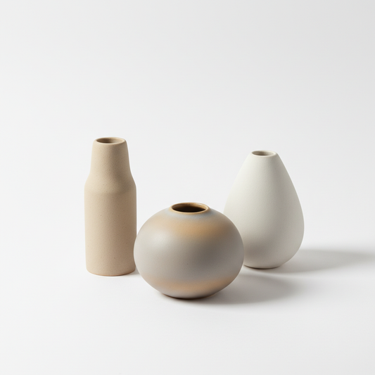 Ceramic Bud Vase Set