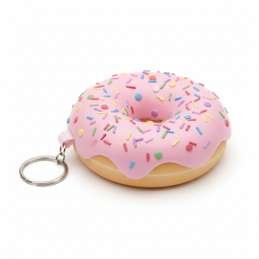 Squishy Donut Keychain