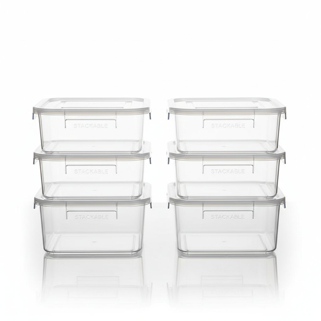 Stackable Fridge Storage Bins