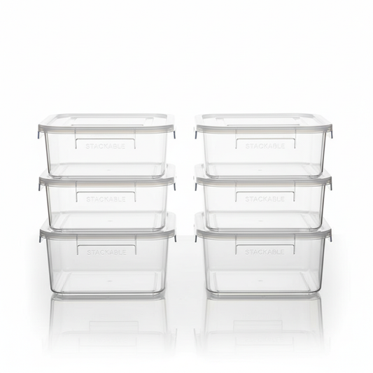 Stackable Fridge Storage Bins