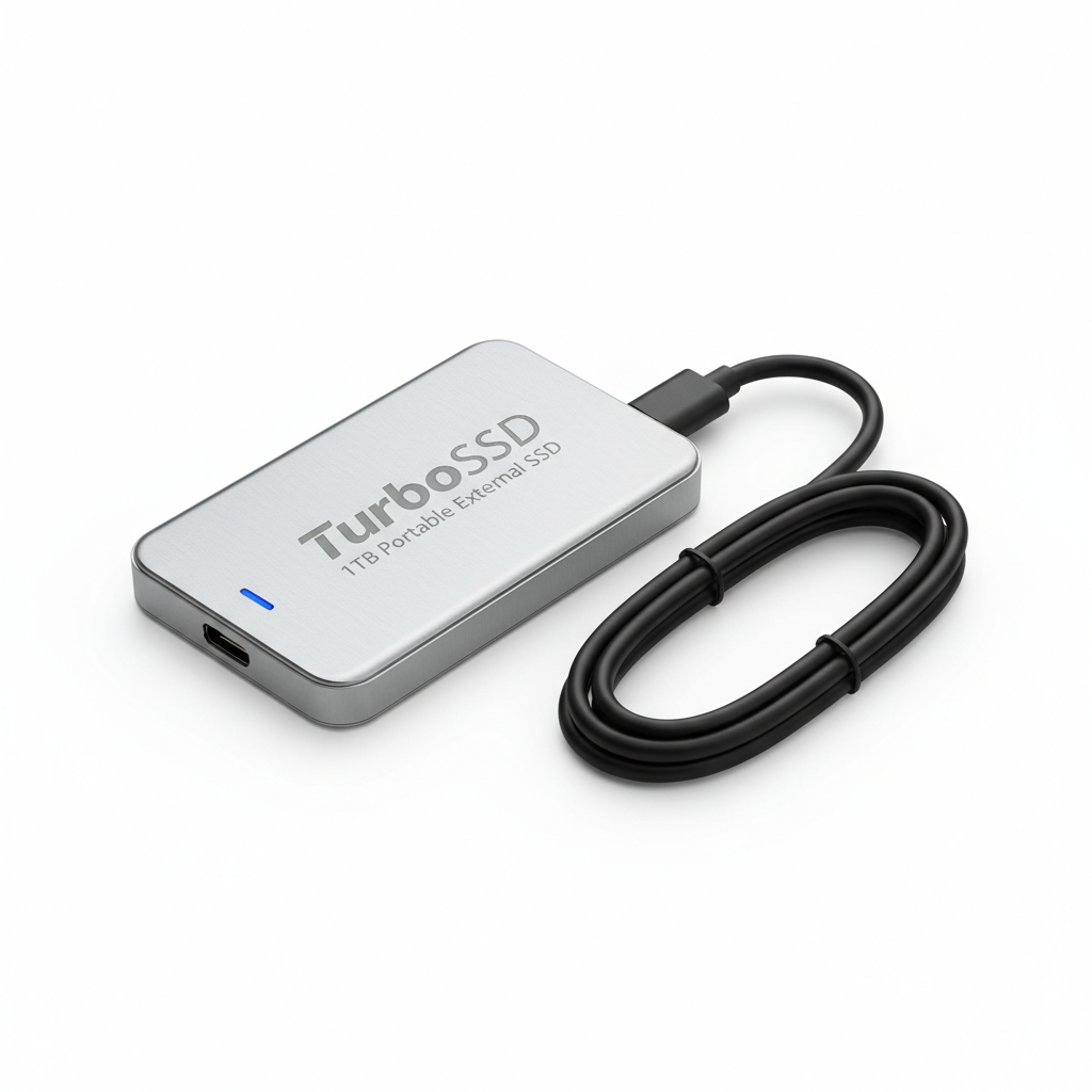 TurboSSD 1TB Portable External SSD