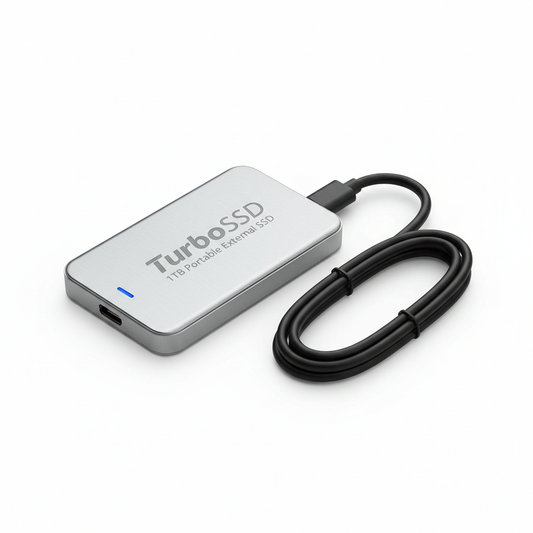 TurboSSD 1TB Portable External SSD