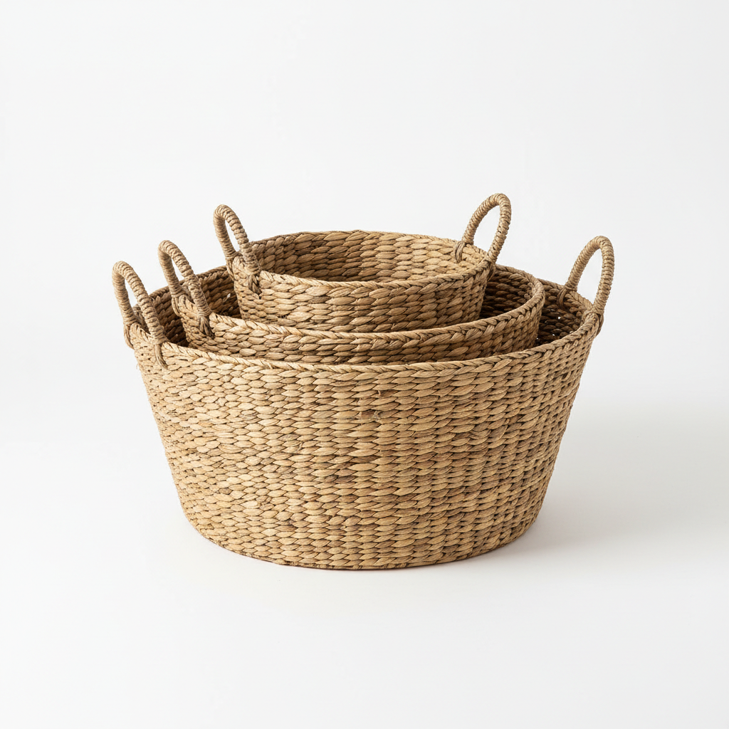 Woven Seagrass Basket Set
