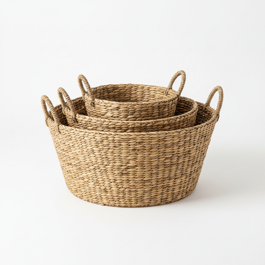Woven Seagrass Basket Set